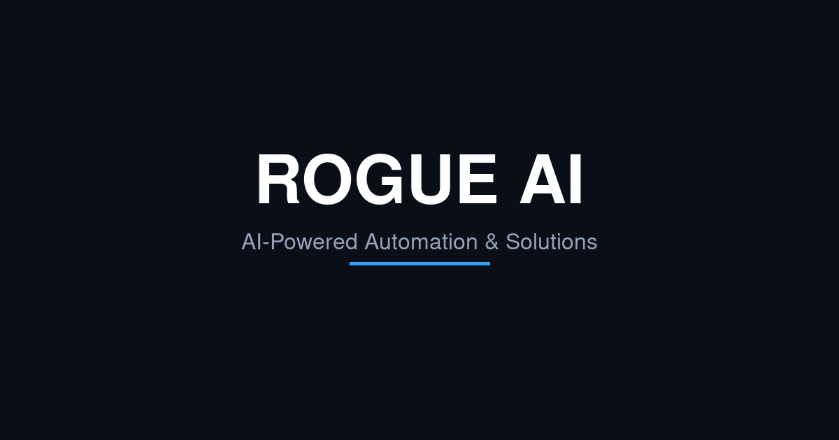 Rogue Computer Ai AI Automation & Solutions | Rogue AI